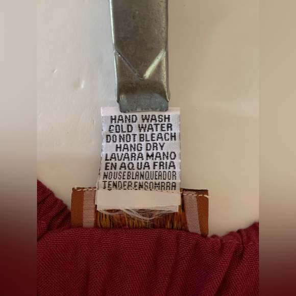 Scully Sleeveless Lace-Up Embroidered Floral Jacquard Tie Waist Midi Dress M - Picture 5 of 10